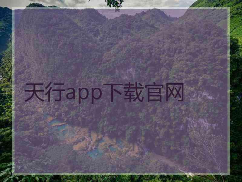 天行app下载官网
