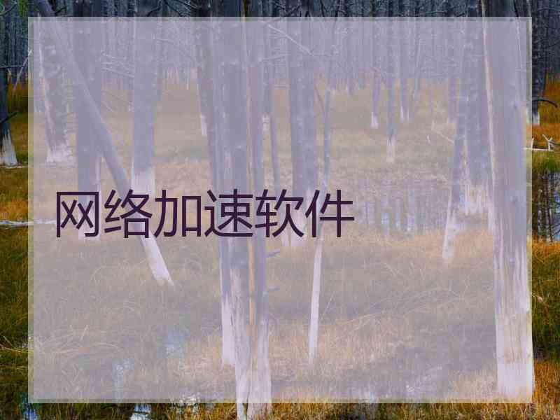 网络加速软件