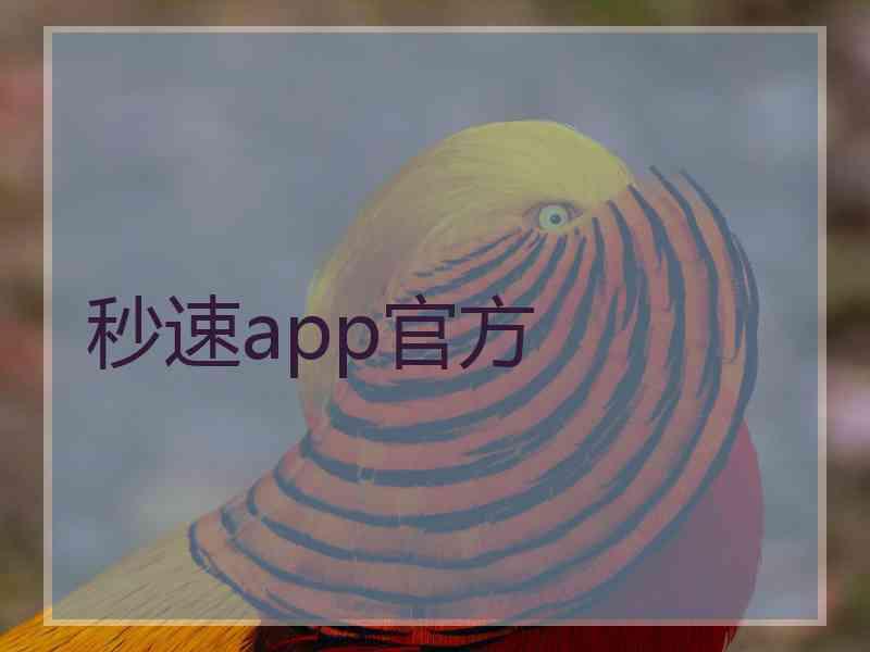 秒速app官方