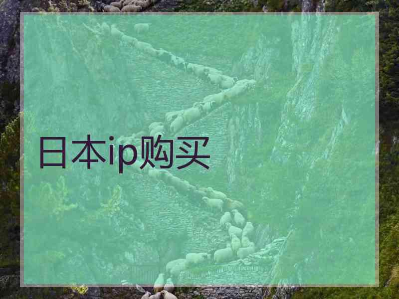 日本ip购买