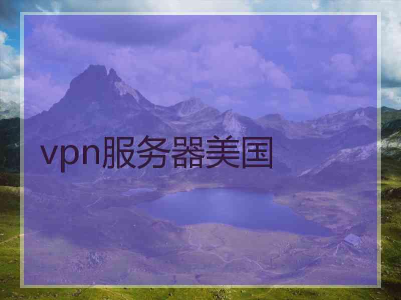 vpn服务器美国