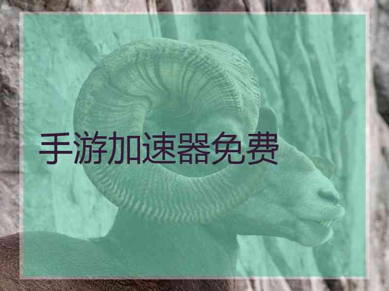 手游加速器免费
