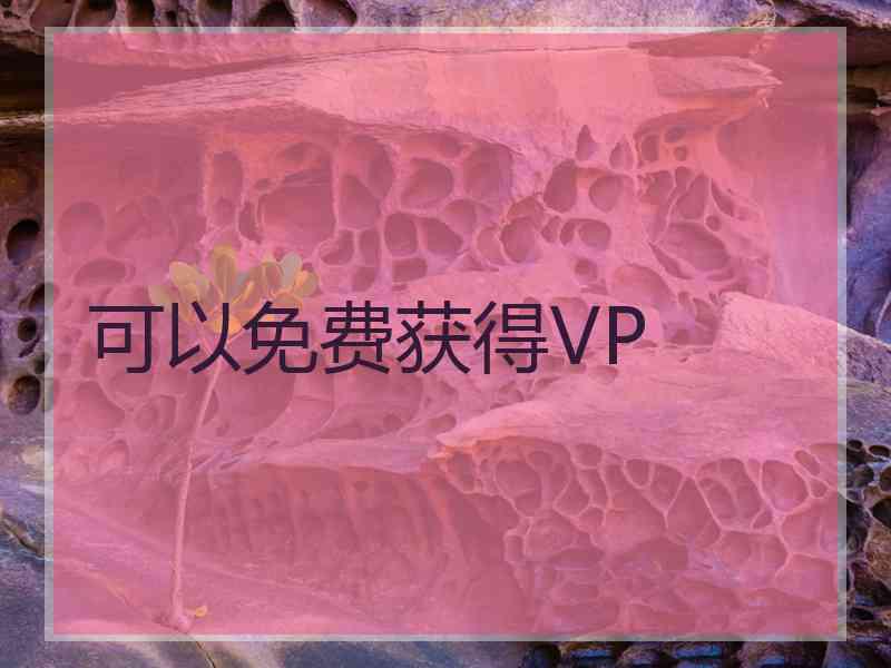 可以免费获得VP