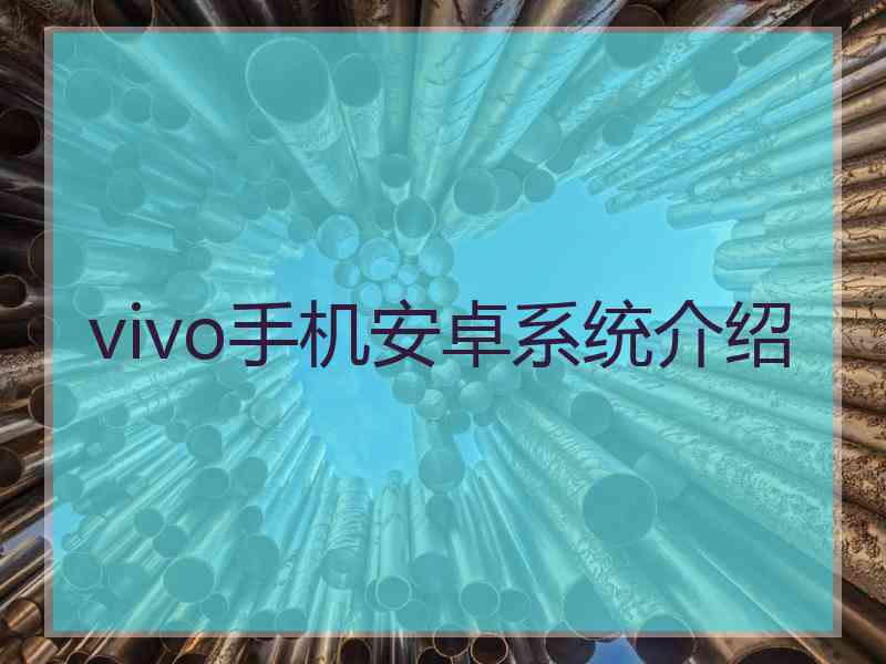 vivo手机安卓系统介绍